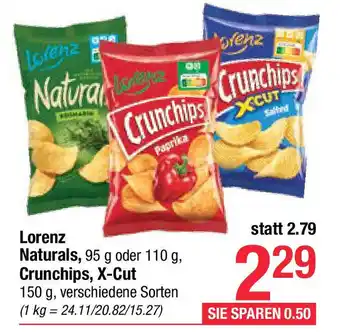 Maximarkt Lorenz natural, crunchips, x-cut Angebot