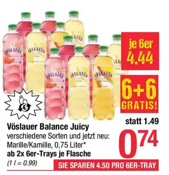 Maximarkt Vöslauer balance juicy Angebot
