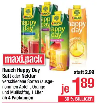Maximarkt Rauch happy day saft oder nektar Angebot