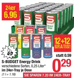 Maximarkt S-BUDGET Energy Drink Angebot