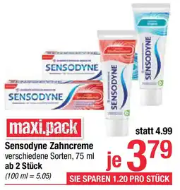 Maximarkt Sensodyne zahncreme Angebot