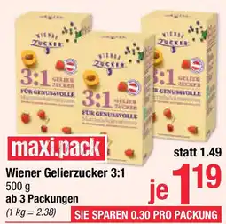 Maximarkt Wiener Gelierzucker 3:1 Angebot