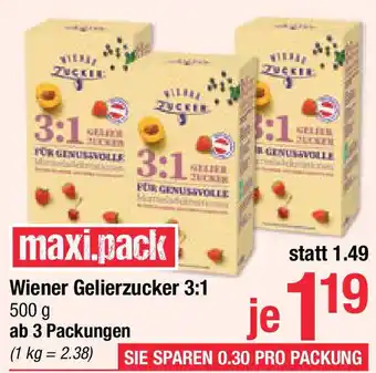Maximarkt Wiener Gelierzucker 3:1 Angebot