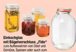 Maximarkt Einkochglas mit bügelverschluss,,fido Angebot