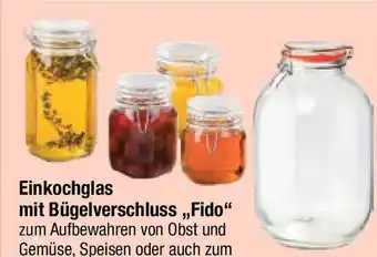Maximarkt Einkochglas mit bügelverschluss,,fido Angebot