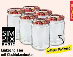 Maximarkt Simpex Basic Einkochgläser Angebot