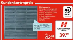 Hellweg Dichtzaunserie Angebot