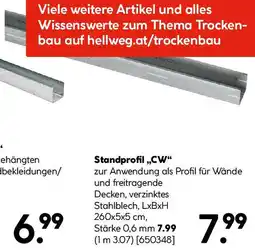 Hellweg Standprofil Cw Angebot