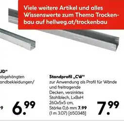 Hellweg Standprofil „Cw Angebot