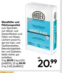 Hellweg Wandfüller und Flächenspachtel Angebot