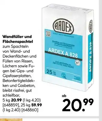 Hellweg Wandfüller und Flächenspachtel Angebot