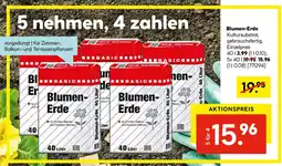 Hellweg Blumen-Erde Angebot