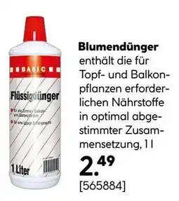 Hellweg Blumendünger Angebot