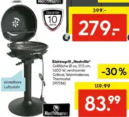 Hellweg Elektrogrill Nashville Angebot