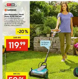Hellweg Akku-rasenmäher „handy mower 22/18v p4a solo“ Angebot