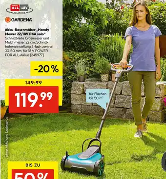 Hellweg Akku-rasenmäher handy mower Angebot
