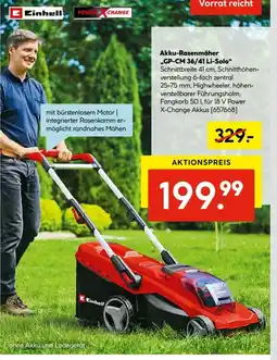 Hellweg Akku-Rasenmäher „GP-CM 36/41 Li - Solo“ Angebot