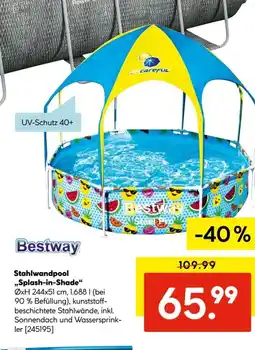 Hellweg Stahlwandpool „Splash-in-Shade“ 245195 HELLWEG Angebot