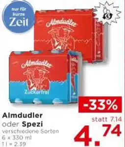 Unimarkt Almdudler oder Spezi Angebot