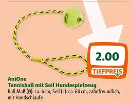 Fressnapf Tennisball mit Seil Hundespielzeug Angebot