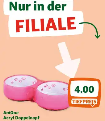 Fressnapf Acryl Doppelnapf Angebot