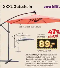 XXXLutz Ampelschirm Angebot