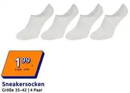 Action Sneakersocken größe 35-42 | 4 paar Angebot