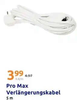 Action Pro max verlängerungskabel Angebot