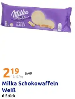 Action Milka Schokowaffeln Weiß Angebot