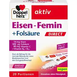 dm aktiv Eisen-Femini + Folsäure Direct Sticks dm Angebot