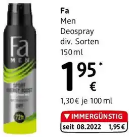 dm Men Deospray Angebot