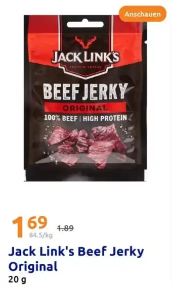 Action Jack Link's Beef Jerky Original Angebot