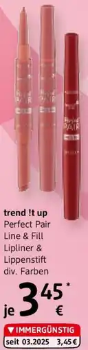 dm Perfect Pair Line & Fill Lipliner & Lippenstift Angebot