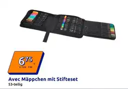 Action Avec mäppchen mit stifteset Angebot