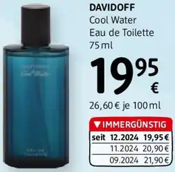 dm Cool Water Eau de Toilette Angebot
