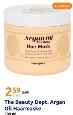Action The beauty dept. argan oil haarmaske Angebot