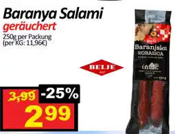 Wurstico Baranya salami geräuchert Angebot
