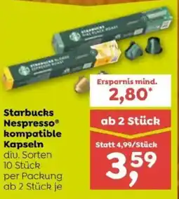 ADEG Starbucks nespresso® kompatible kapseln Angebot