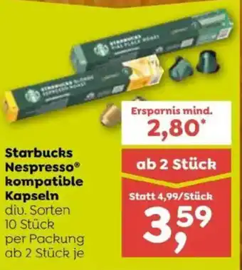 ADEG Starbucks nespresso® kompatible kapseln Angebot