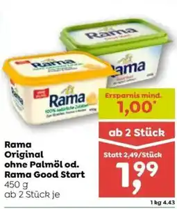 ADEG Rama original ohne palmöl od. rama good start Angebot