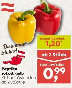 ADEG Paprika rot od. gelb Angebot