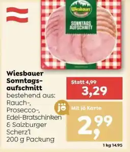 ADEG Wiesbauer Sonntags- aufschnitt Angebot