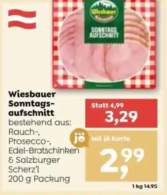 ADEG Wiesbauer Sonntags- aufschnitt Angebot