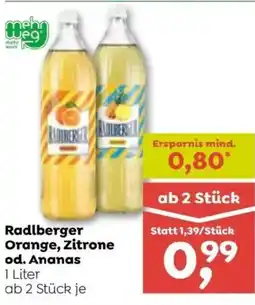ADEG Radlberger Orange, Zitrone od. Ananas Angebot