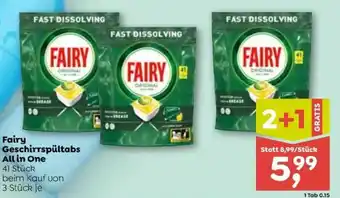 ADEG Fairy geschirrspültabs all in one Angebot