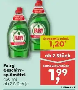 ADEG Fairy Geschirr- spülmittel Angebot