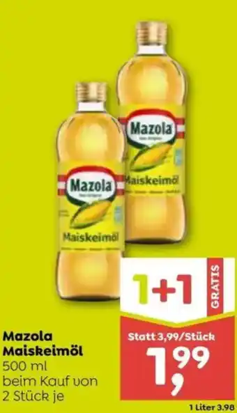 ADEG Mazola maiskeimöl Angebot