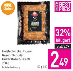 Sutterlüty Hofstädter die grillerei käsegriller oder griller käse & puszta Angebot