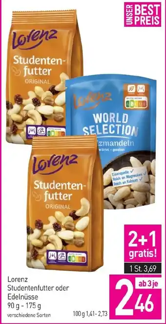 Sutterlüty Studentenfutter oder edelnüsse Angebot