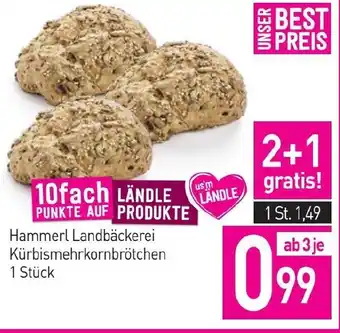 Sutterlüty Hammerl landbäckerei kürbismehrkornbrötchen Angebot